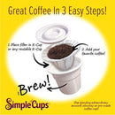 Disposable Filters for Use in Keurig Brewers- 600 Single Serve Replacement Filters for Regular and Reusable K Cups- Use Your Own Coffee in K-cups