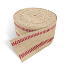 Red Upholstery Craft Jute Webbing, 11 lbs 3.5" x 10Yd and 20 Yd Rolls (20 yd)