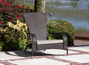 Patio Sense Coconino Wicker Adirondack Chair