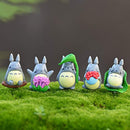 Totoro Ornament Toy Miniatures Fairy Garden Gnome Moss Terrarium Decor Crafts Bonsai Home Decor Micro Landscape Decoration