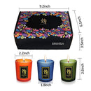Scented Candle Gift Set – (6 x 2.2 Oz / 70g) - Soy Wax with Essential Oils – for Stress Relief and Relaxation