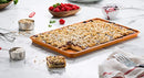 Ceramic Coated Cookie Sheet 17.3" x 11.6" - Premium Nonstick, Even Baking, Dishwasher and Oven Safe - PTFE/PFOA Free - Red Cookware and Bakeware by Bovado USA