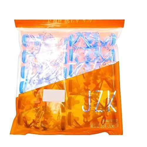 JZK 24 x Blue Favour Feeding Bottle Candy Bottle Party Favour Boxes Gift Box Bag for Favours, Sweets, Gifts & Jewelry for Children Baby Birthday Baby boy Baptism Shower Holy Communion Party