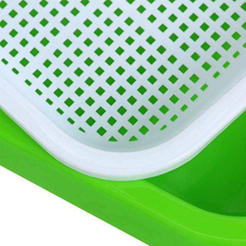 Homend Seed Sprouter Tray, 5 Pack Seed Germination Tray BPA Free Nursery Tray for Seedling Planting Great for for Garden Home Office