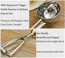 Small Cookie Scoop, 18/8 Stainless Steel Small Ice Cream Scoop, 1.6 inch/ 40 MM Ball, 1.5 Tbsp/ 0.8 OZ, Secondary Polishing by H-Min