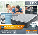 Intex Comfort Plush Elevated Dura-Beam Airbed with Internal Electric Pump Series