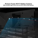 Hidden Spy Camera WiFi Photo Frame 720P HD Home Security Camera Night Vision and Motion Detection Wireless IP Nanny Cam with One Year Battery Standby Time and Instant Alerts To Smartphone (Video Only)