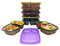 Portion/Perfect 3 Compartment Meal Prep Containers - Super Tough, Airtight, 40% Thicker BPA Free Bento Box For Adults | Reusable & Guaranteed Not To Melt in Microwave Or Dishwasher | New Set Of 5