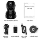 1080P WiFi Home Security IP Camera Smart Wireless Indoor Surveillance Camera System for Pet Baby Nanny Monitor with Audio Motion Detection Night Vision Remote Control