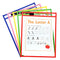 Dry Erase Pockets 30 Pack - Oversize 10" x 13" Multicolored Dry Erase Sleeves - Reusable and Clear Sheet Protectors - Top Quality Supplies for School, Office, Classroom, Children, Work & More