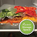 2 Foodsaver Compatible 50' Rolls Vacuum Food Storage Bags Embossed Commercial Grade FoodVacBags One 8" X 50' and One 11" X 50' Roll, Storage or Sous Vide
