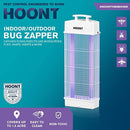 Hoont Powerful Electric Indoor Outdoor Bug Zapper and Fly Zapper Catcher Killer Trap – Protects Up to 1.5 Acre / Bug and Fly Killer, Insect Killer, Mosquito Killer – For Residential and Commercial Use