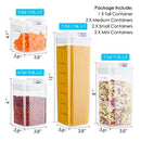 Vtopmart USVM02002 airtight Food Storage containers, 7 Piece, Clear
