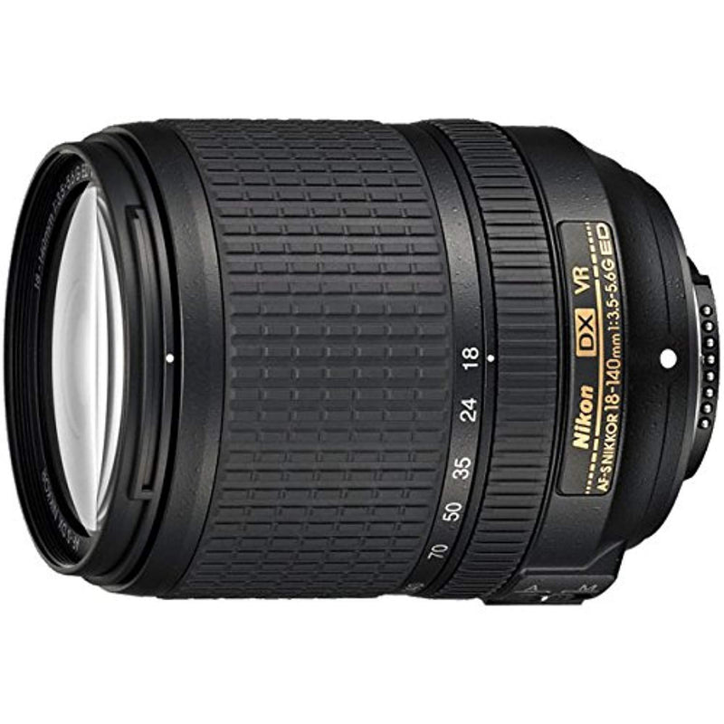 Nikon AF-S DX NIKKOR 18-140mm f/3.5-5.6G ED Vibration Reduction Zoom Lens with Auto Focus for Nikon DSLR Cameras (Certified Refurbished)