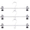 Tosnail 12 Pack Add-On Hangers Stackable Hangers Metal Pants Skirt Hangers Cascading Hangers with 2-Adjustable Clips