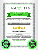 Thrive Tools Leaf Scoops: Large Rake Hands for Scooping Grass Clippings and Lawn Debris: 1 Set is 2 Hand Rakes