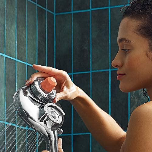 VOLUEX IN208C2 Aromatherapy Combination Handshower and Rainshower with INLY Shower Capsules, Chrome
