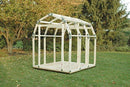 2x4basics 90192MI Custom Shed Kit with Peak Roof