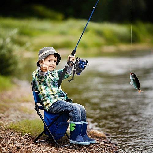 Kids Fishing Pole,Light and Portable Telescopic Fishing Rod and Reel Combos for Youth Fishing by PLUSINNO