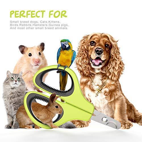 Updated 2019 Version Cat Nail Clippers and Trimmer - Professional Pet Nail Clippers and Claw Trimmer – Best Cat Claw Clippers for Bunny Rabbit Puppy Kitten Ferret Kitty and Small Animals - Sharp, Safe