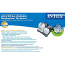 Intex Krystal Clear Saltwater System with E.C.O. (Electrocatalytic Oxidation) for up to 15000-Gallon Above Ground Pools, 110-120V with GFCI