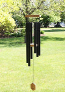 Soothing Melodic Tones & Solidly Constructed Bamboo/Aluminum Chime by UpBlend Outdoors