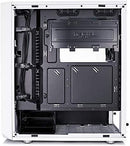 Fractal Design Meshify C - Compact Computer Case - High Performance Airflow/Cooling - 2X Fans Included - PSU Shroud - Modular Interior - Water-Cooling Ready - USB3.0 - Tempered Glass Light - Blackout