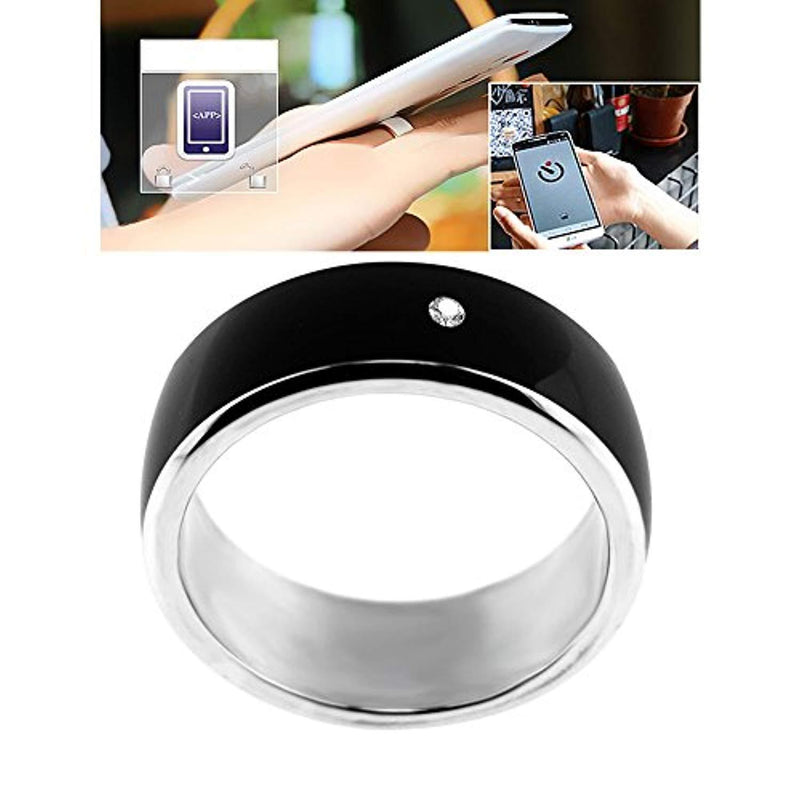 ChiTronic Newest Magic Smart Ring Universal For All Android Windows NFC Cellphone Mobile Phones,Black,Ring Size 62.8mm(Girth)