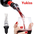 Wine Aerator - Yukiss Premium Wine Decanter Pourer and Breather Excellent for Whiskey, Red Wine - Bar Equipment, Wine Dispenser and Spout for Men and Women