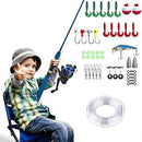 Kids Fishing Pole,Light and Portable Telescopic Fishing Rod and Reel Combos for Youth Fishing by PLUSINNO