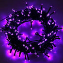 Solar String Lights, 200 LED 72ft Christmas Lights String, Outdoor String Lights, LED Lighting String 8 Modes Waterproof, Outdoor Decorations for Home Party Garden Patio Yard Holidday Lawn Purple