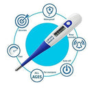 LAROSA MEDICAL Basal Thermometer - Digital Basal Body Temperature Monitor for Tracking Ovulation - Highly Accurate 1/100th Degree - Catch Perfect Ovulation and Get Pregnant Naturally