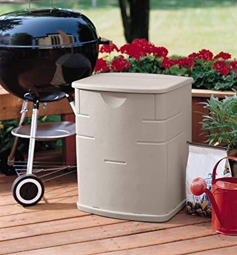 Rubbermaid 2047053 Deck Box Medium Sandstone