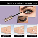 Coolours Magnetic Eyeliner and Lashes Magnetic Eyelashes Kit False Lashes 3 pairs with Tweezers