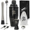 The 8-in-1 bartenders kit | 24oz cocktail shaker with a full beverage preparation set for home & bar made drinks | stainless steel metal | leak proof cup | martini shaker set & mojito kit by Spirit