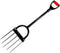 Ymachray 5-Tine Forged Cultivator- Heavy Duty Hand Tiller and Garden Claw Weeder Cultivator -Solid Steel Shaft Unbreakable Tines