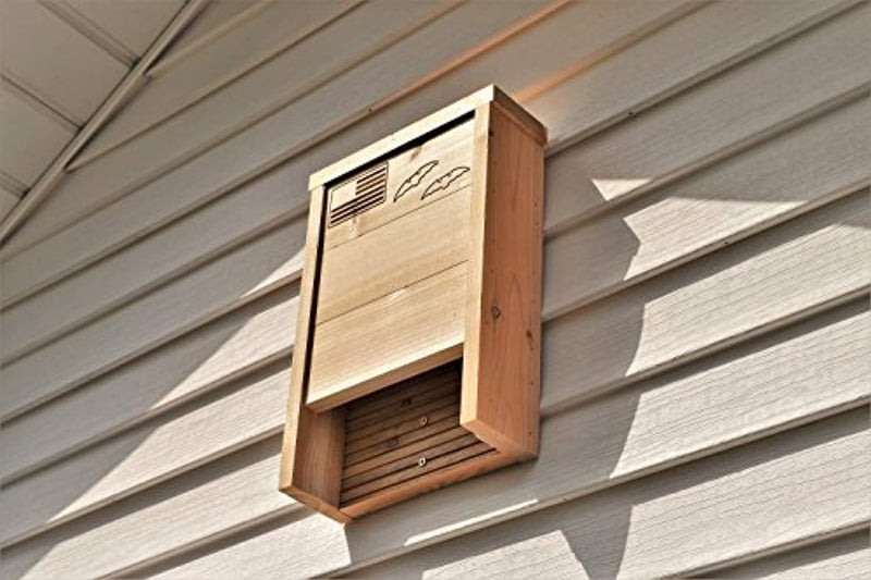 Premium Bat House | Made in USA | Western Red Cedar | Ready to install | Ideal Bat Shelter for extremely hot to warm climates | Environmentally Responsible Eco-Friendly Mosquito Control | Cedar