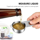 Stainless Steel Measuring Cups and Spoons by XUZOU. Stainless Steel Measuring Cups and Spoons Set of 13. Liquid Measuring Cup or Dry Measuring Cup Set. Stainless Measuring Cups, Nesting cups