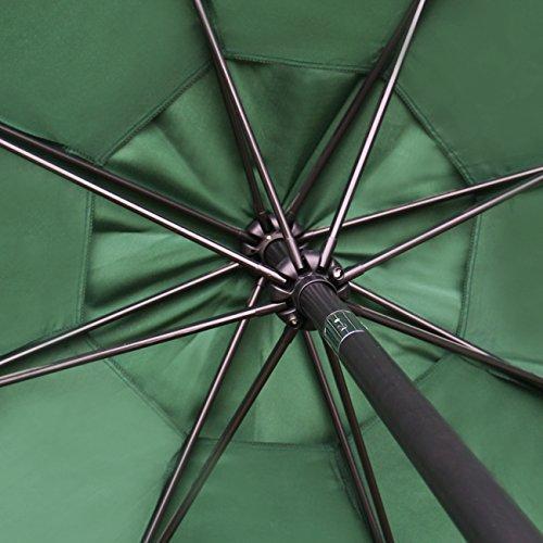 Sunnyglade 9ft Patio Umbrella Replacement Canopy Market Umbrella Top Outdoor Umbrella Canopy with 8 Ribs (Black and White)