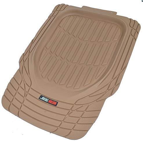 Motor Trend MT-923-GR Flextough Contour Liners - Deep Dish Heavy Duty Rubber Floor Mats for Car Suv Truck and Van - All Weather Protection, Gray