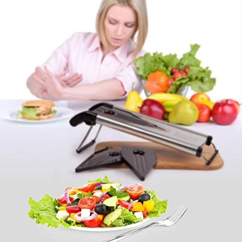 Mandoline Slicer 6 in 1 Razor Sharp Blades – Durable Vegetable Slicer for Home and Professional Use