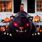 YUNLIGHTS 6X4Ft Halloween Inflatable for Halloween Big Black Cat with LED Lights Indoor and Outdoor Decorations