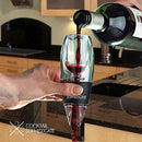 Premium Red Wine Aerator Decanter by Cocktail Sophisticate: Acrylic DispensPremium Red Wine Aerator Decanter by Cocktail Sophisticate: Acrylic Dispenser Pourer 3 Stage Quick Decanting System with Stand | Gift Box Set for Wine Loverser Pourer 3 Stage Quick