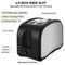 Toaster 4 Slice, CUSINAID Stainless Steel Toasters with Reheat Defrost Cancel Function, 7-Shade Setting, 4 Wide Slots Toaster - Black
