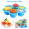 WEBSUN Silicone Egg Bites Molds for Instant Pot Accessories for 5,6,8 qt Pressure Cooker, FDA Approved Reusable Storage Container, Freezer Trays with Lid - with E-Recipe User Guide