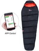 FIRSERMO Electric Heated Sleeping Bag Lightweight Portable Waterproof Comfort Mummy Bags, Perfect for Adults Camping/Hiking