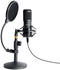 USB Streaming Podcast PC Microphone, SUDOTACK Professional 96KHZ/24Bit Studio Cardioid Condenser Mic Kit with Sound Card Desktop Stand Shock Mount Pop Filter, for Skype Youtuber Gaming Recording