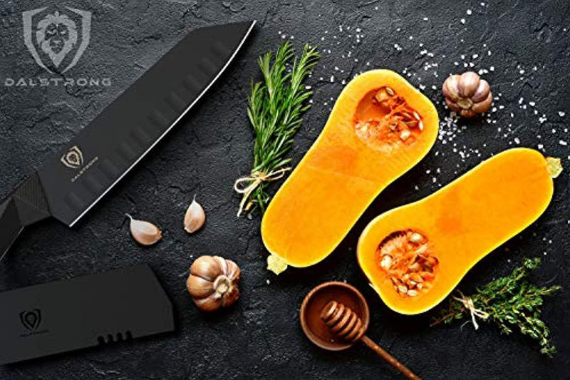Dalstrong - Shadow Black Series - Black Titanium Nitride Coated German HC Steel - Sheath (7" Santoku)