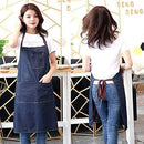 SPRING SEAON Bib Apron for Women and Men,Kitchen Chef Apron - 3 Pocket Adjustable Neck Strap and 44" Long Ties,Durable Comfortable Apron Perfect for Cooking Gardening Baking Crafting Work Shop BBQ