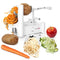 Simple Chef Vegetable Spiralizer - Vegetable Spiral Slicer - Includes Multiple Blades for Vegetable Noodles, Pasta, and Spaghetti